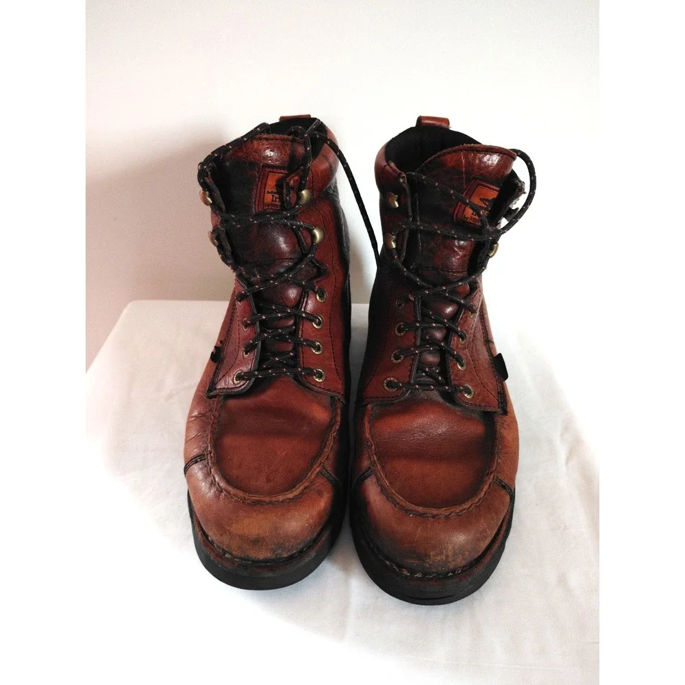 Irish Setter by Red Wing Leather Work Hiking Boots Brown Lace‑Up Soft Toe Men 11